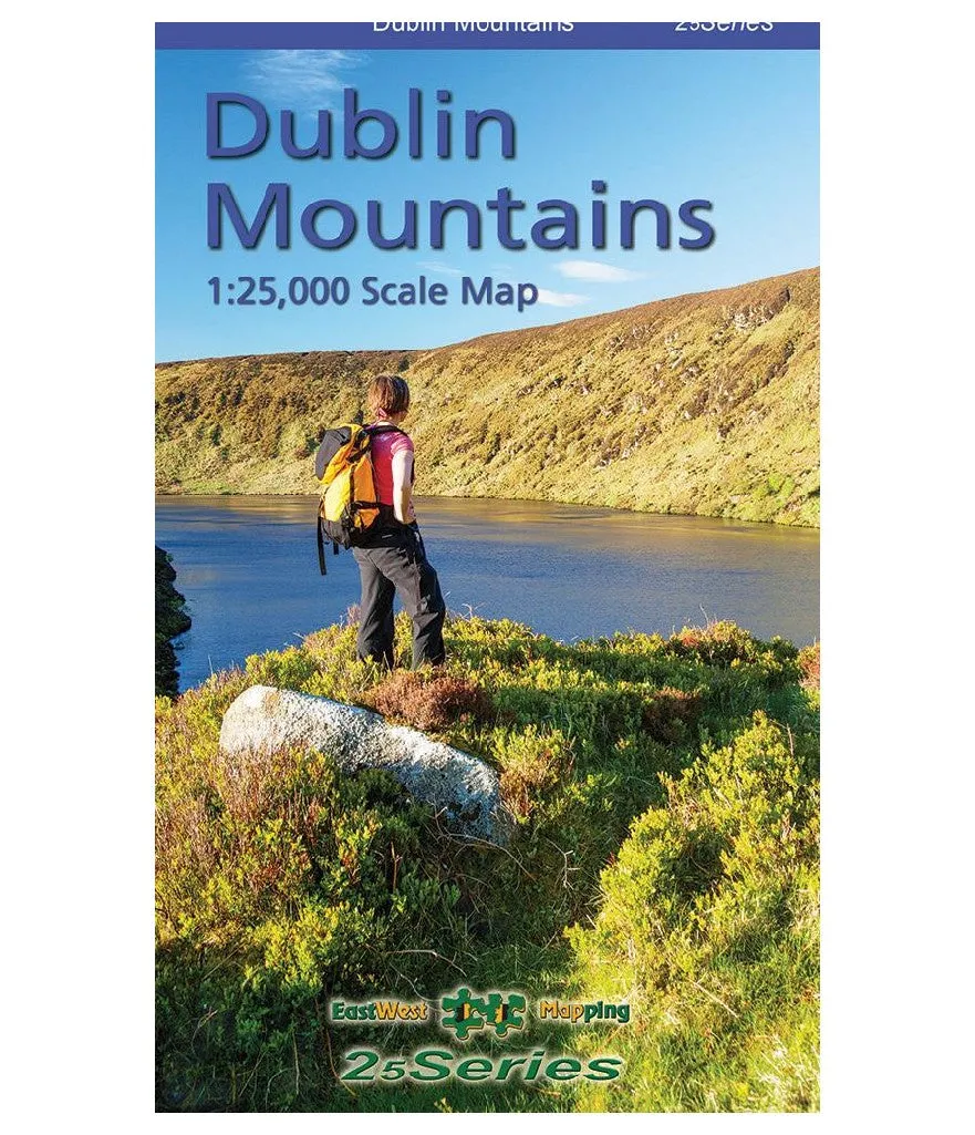 DUBLIN MOUNTAINS 1:25,000 SCALE MAP - WATERPROOF AND NON-WATERPROOF