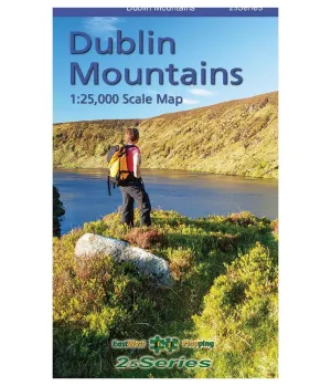 DUBLIN MOUNTAINS 1:25,000 SCALE MAP - WATERPROOF AND NON-WATERPROOF