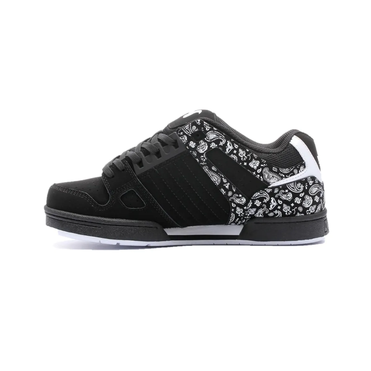 DVS F0000233971 CELSIUS MN'S (Medium) Black/White/Black Suede/Leather/Nubuck Skate Shoes