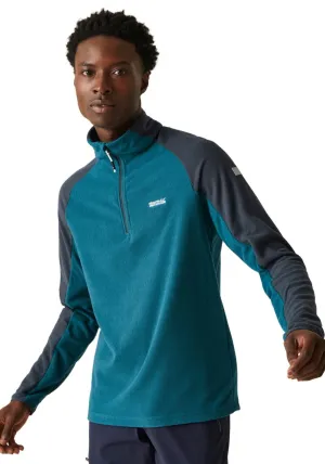 Elson Ii 1/4 Zip Fleece - Moroccan Blue/navy