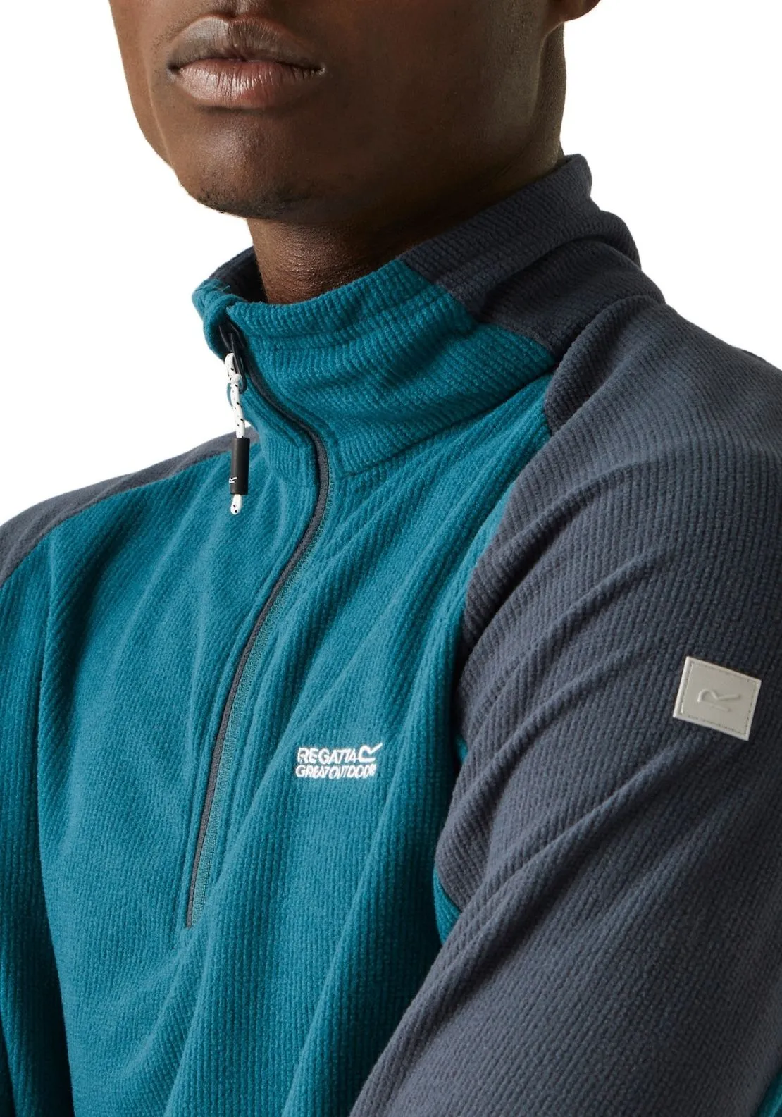 Elson Ii 1/4 Zip Fleece - Moroccan Blue/navy