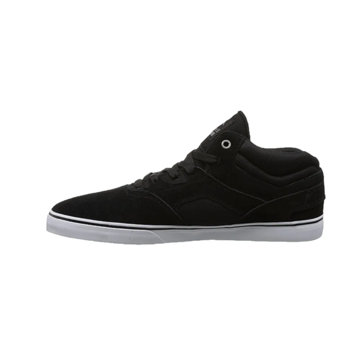 EMERICA 6102000107 976 WESTGATE MID VULC MN'S (Medium) Black/White Leather Skate Shoes