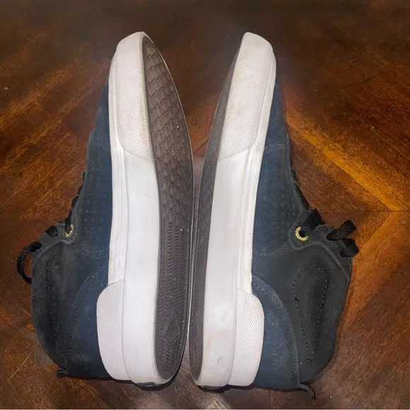 EMERICA THE PILLAR G6 Mid SKATE SHOES Black Suede Leather shoes Sneakers Mens 6