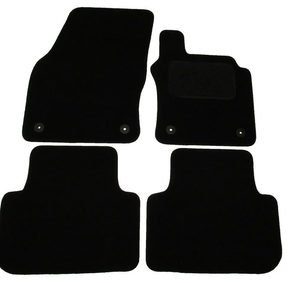 Exact Fit Tailored Car Mats VW Golf mk8 [With 4 Clips] (2014-Onwards)