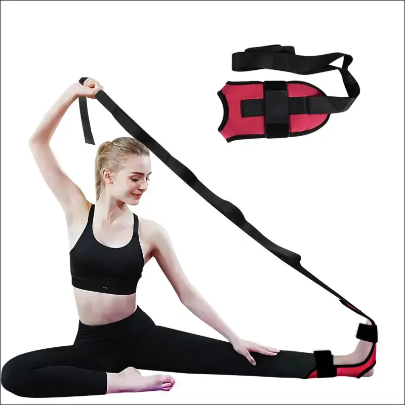 Fascia stretcher finally flexible again yoga strap belt trainning and exercise stroke hemiplegia