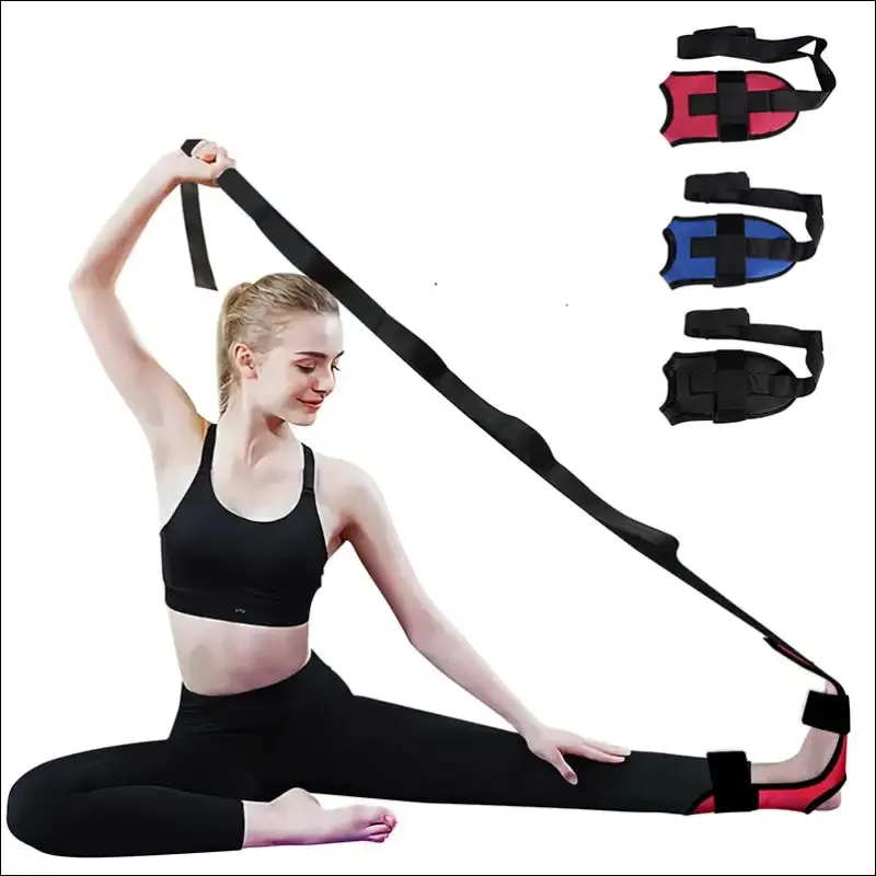 Fascia stretcher finally flexible again yoga strap belt trainning and exercise stroke hemiplegia