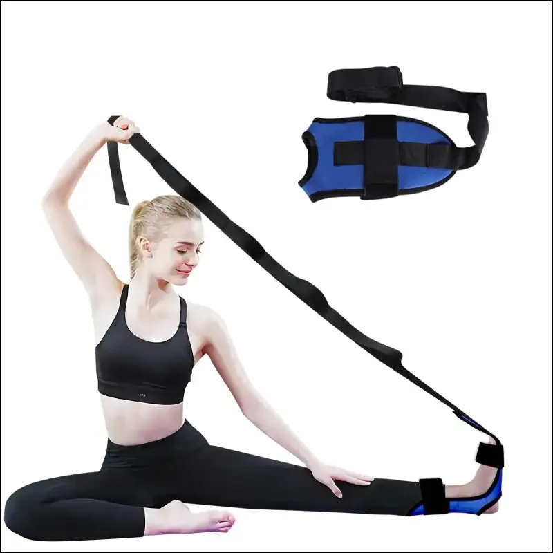 Fascia stretcher finally flexible again yoga strap belt trainning and exercise stroke hemiplegia