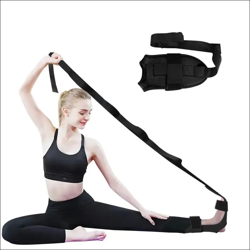 Fascia stretcher finally flexible again yoga strap belt trainning and exercise stroke hemiplegia