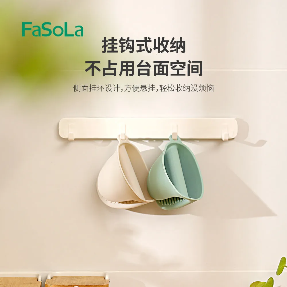 FaSoLa Food-Grade Non-Slip Heat-Resistant Silicone Gloves - Olive Green