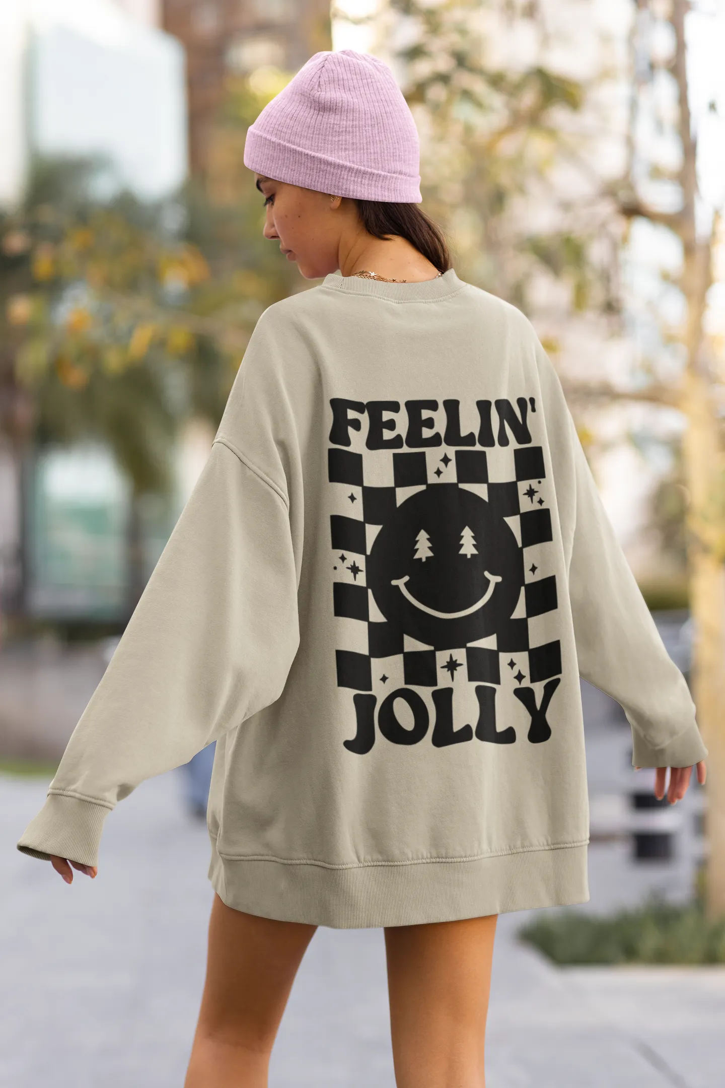 FEELING JOLLY CREWNECK SWEATSHIRT