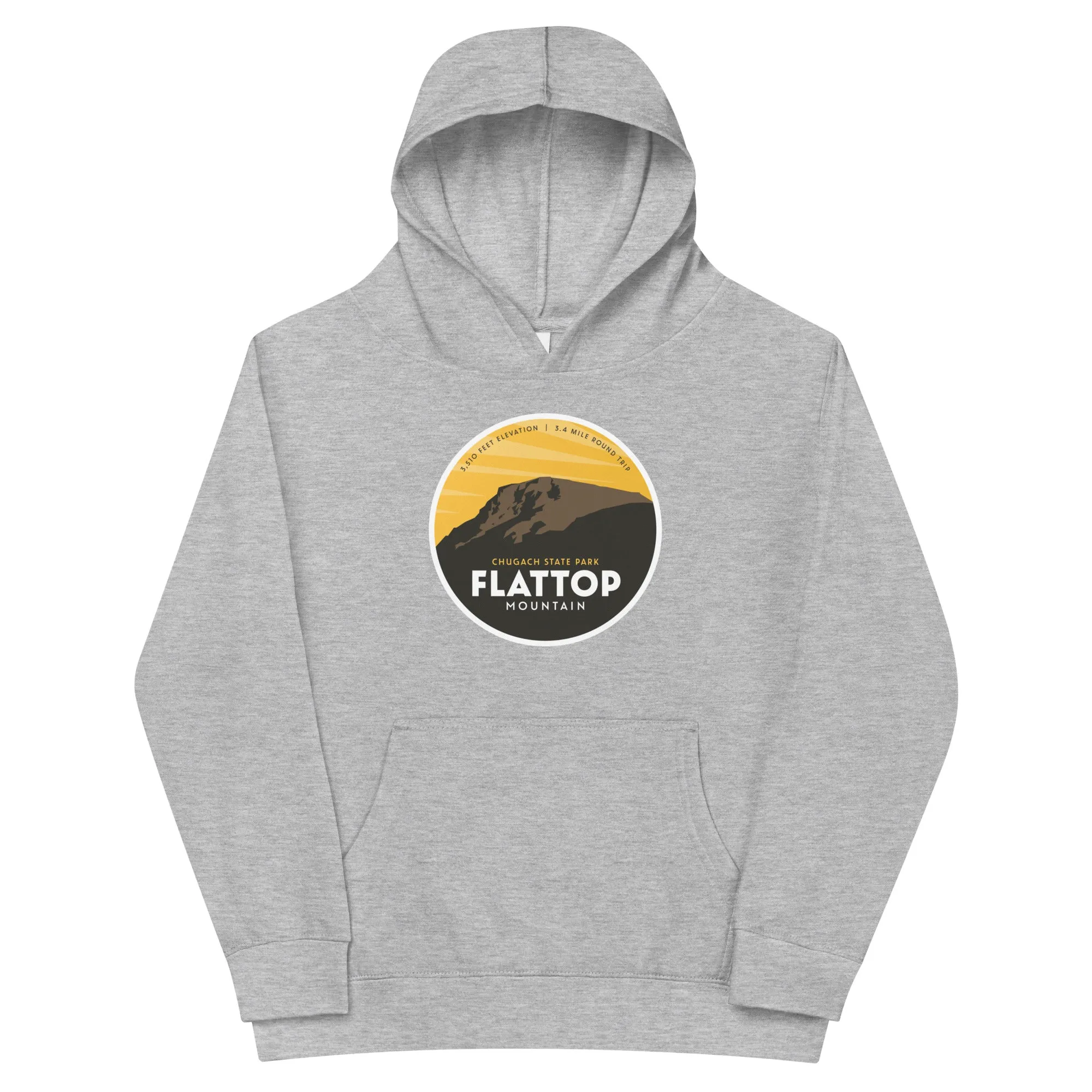 Flattop Mountain Kids Hoodie