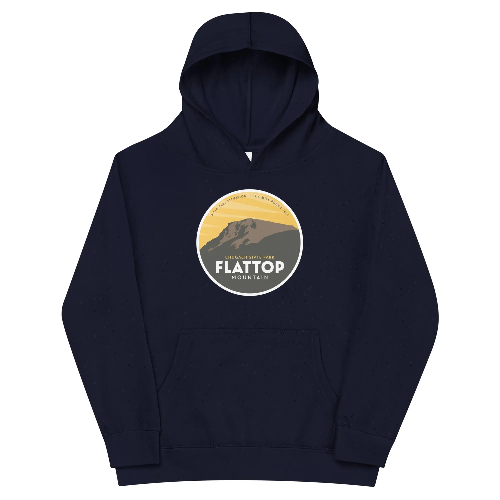 Flattop Mountain Kids Hoodie