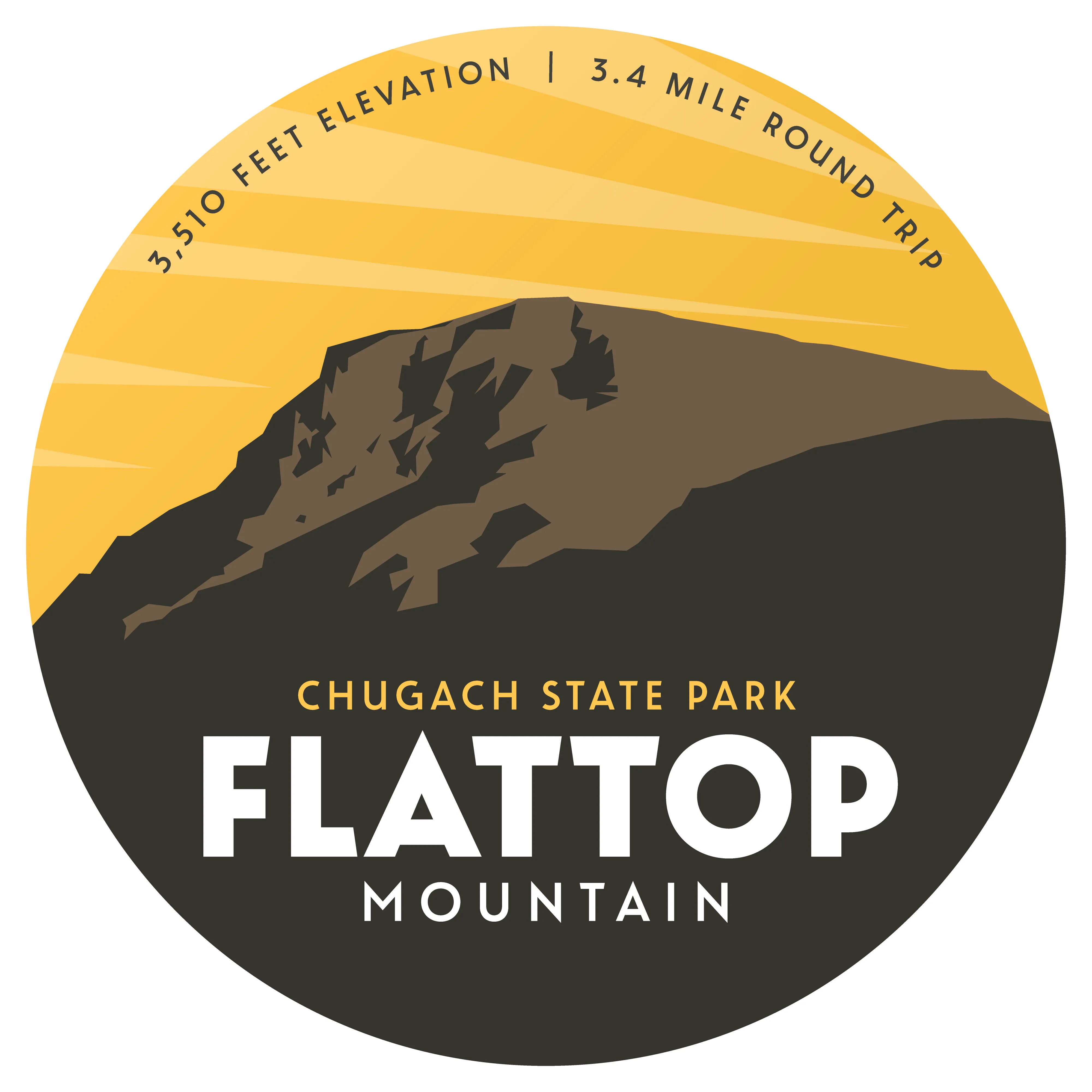 Flattop Mountain Kids Hoodie