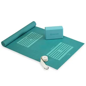 Gaiam Yoga For Beginners Kit, Blue