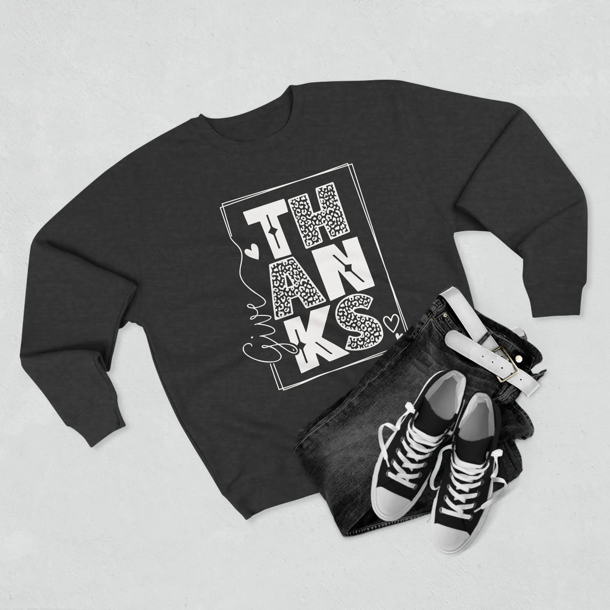 GIVE THANKS CREWNECK SWEATSHIRT