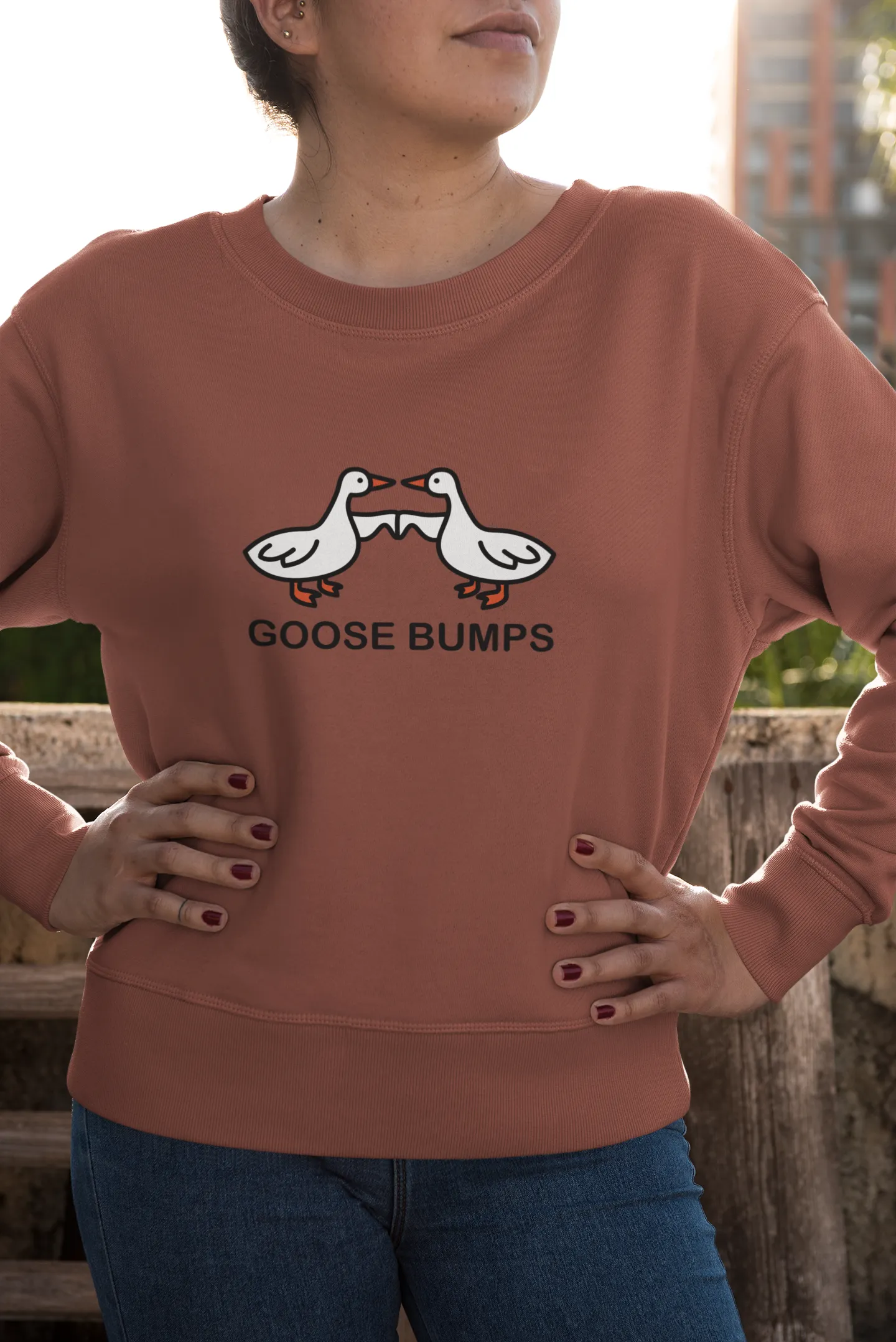 GOOSEBUMPS CREWNECK SWEATSHIRT