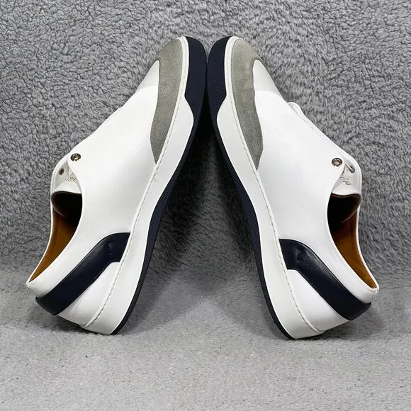 Grand Voyage Avedon Due Mens Size 14 Sneakers Shoes White Navy Gray Leather