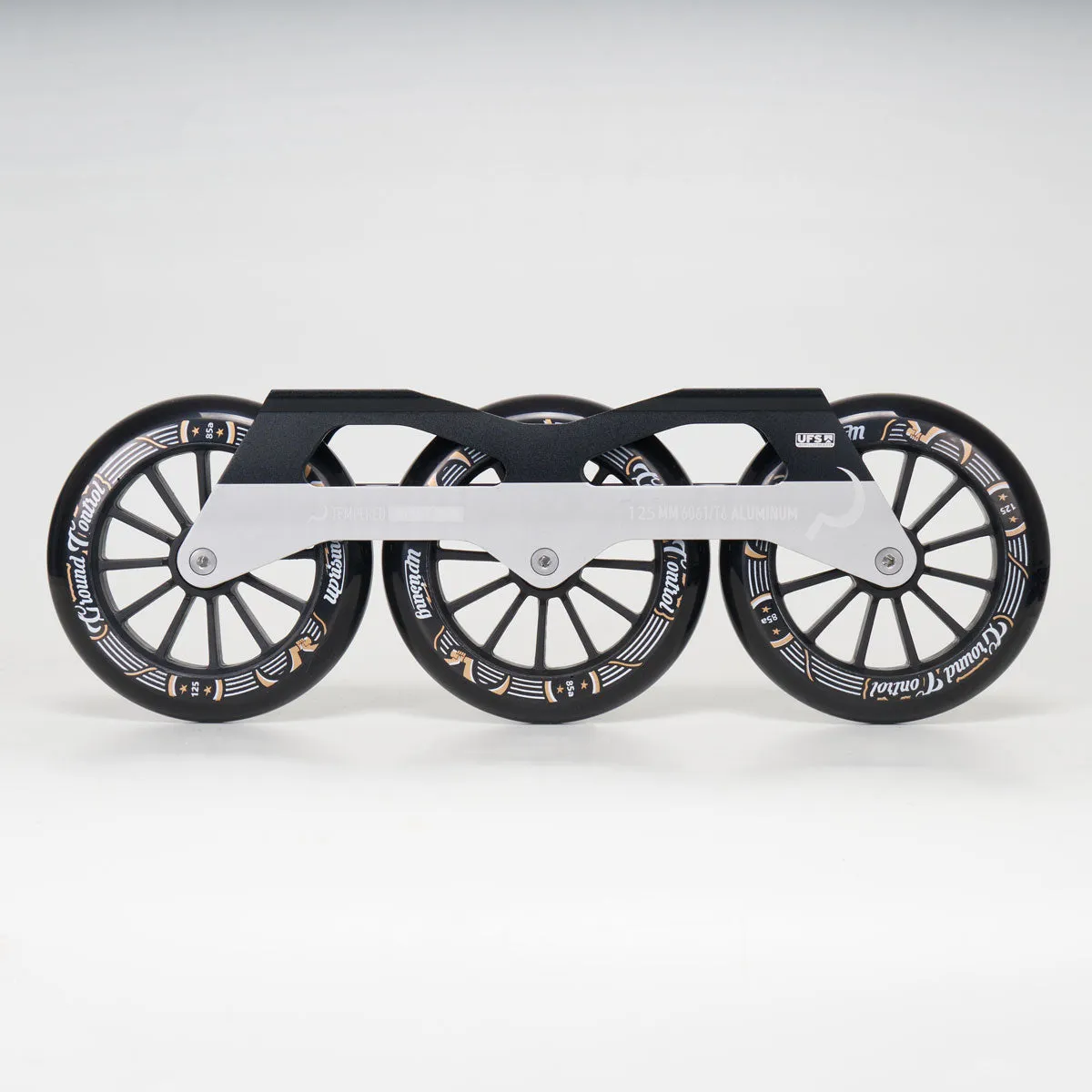 Ground Control Tri Skate UFS Frame V3 125MM  Complete - Black / Silver