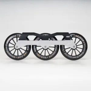 Ground Control Tri Skate UFS Frame V3 125MM  Complete - Black / Silver