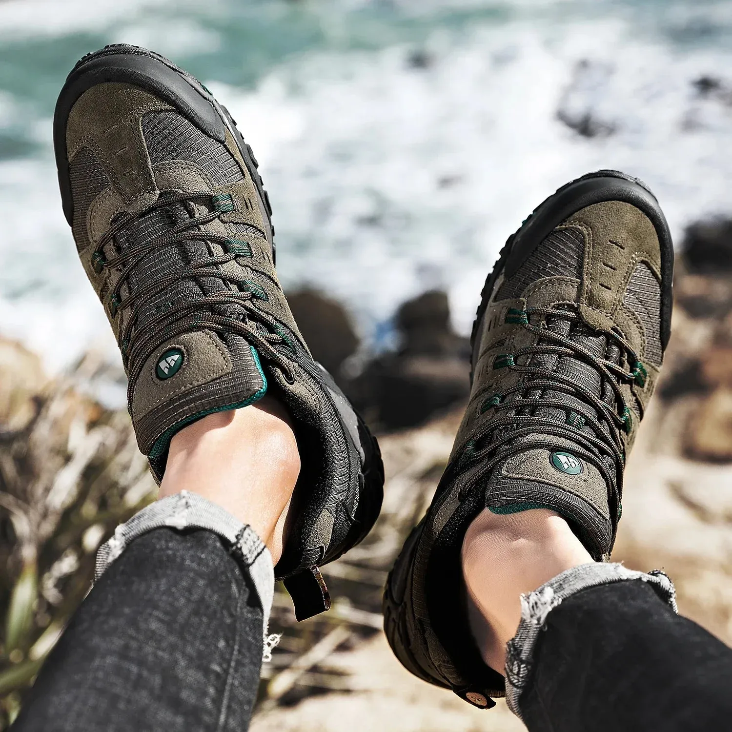 GS Hike 3D | Lage waterafstotende bergschoenen met stevige zool voor heren