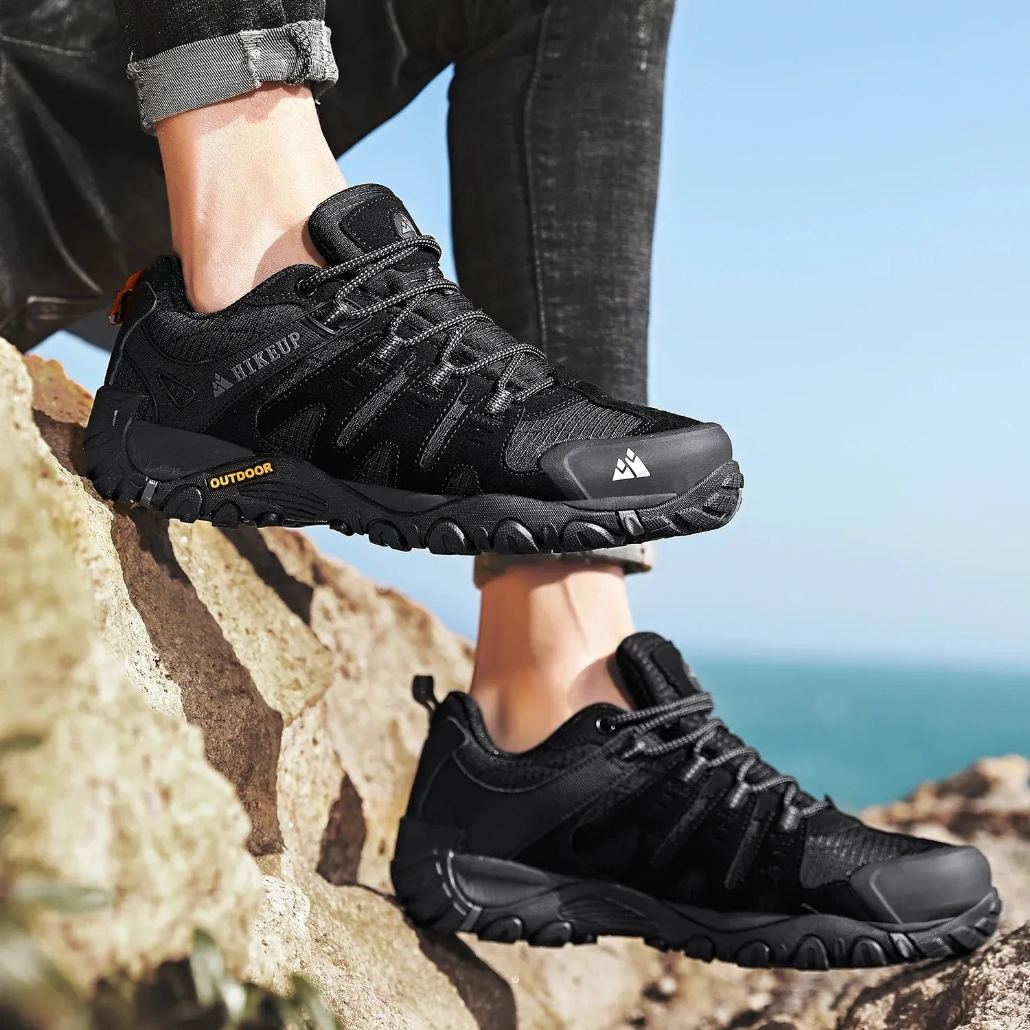 GS Hike 3D | Lage waterafstotende bergschoenen met stevige zool voor heren