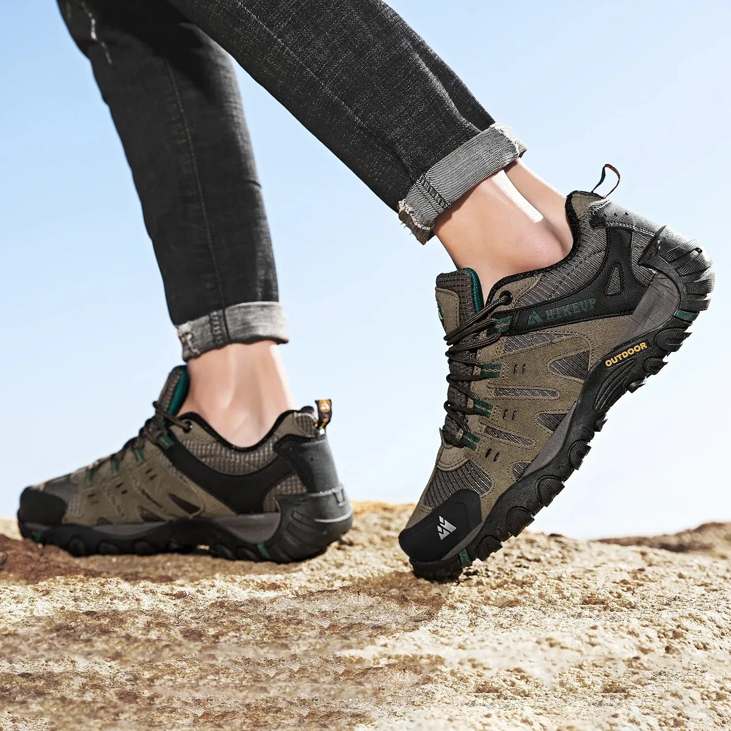 GS Hike 3D | Lage waterafstotende bergschoenen met stevige zool voor heren