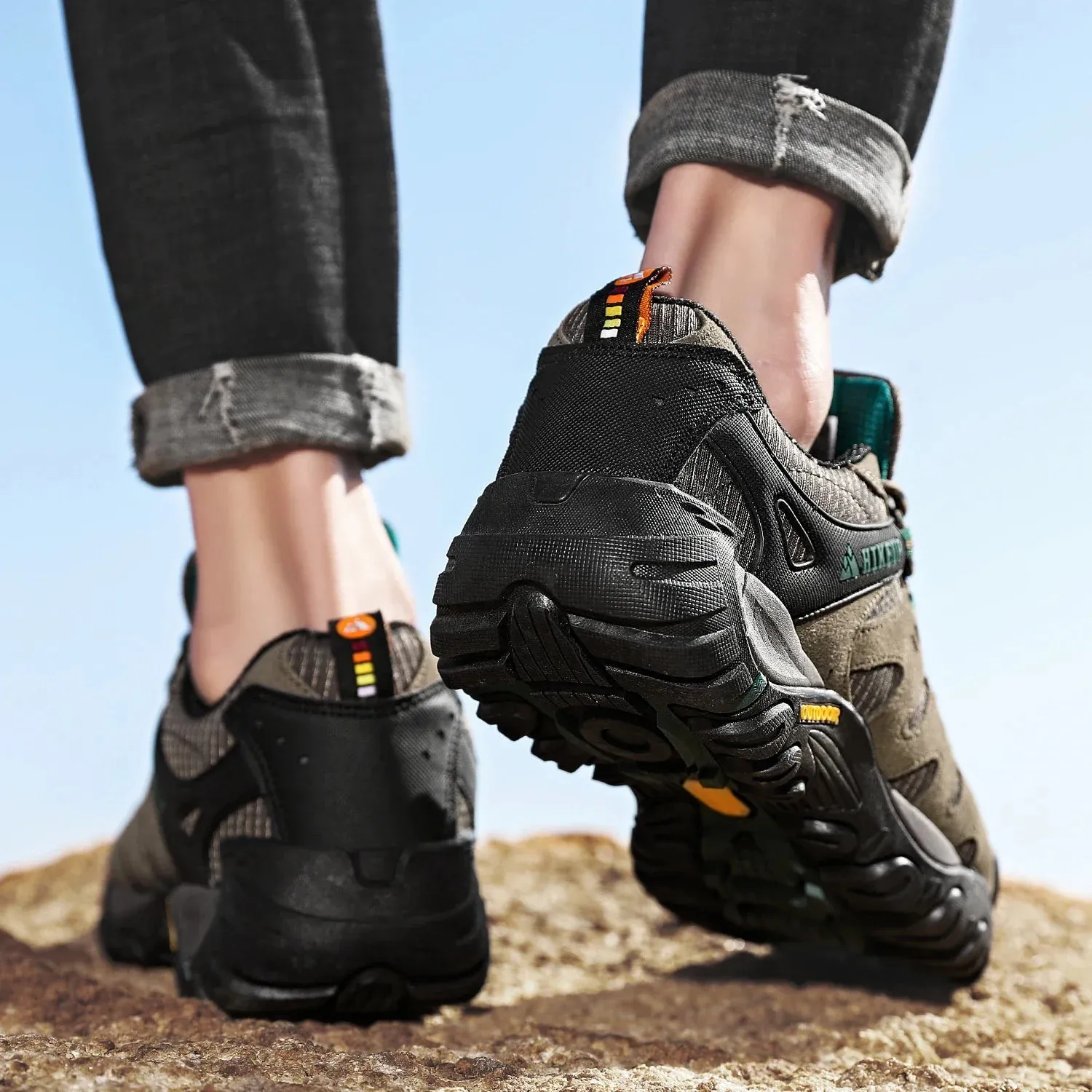 GS Hike 3D | Lage waterafstotende bergschoenen met stevige zool voor heren