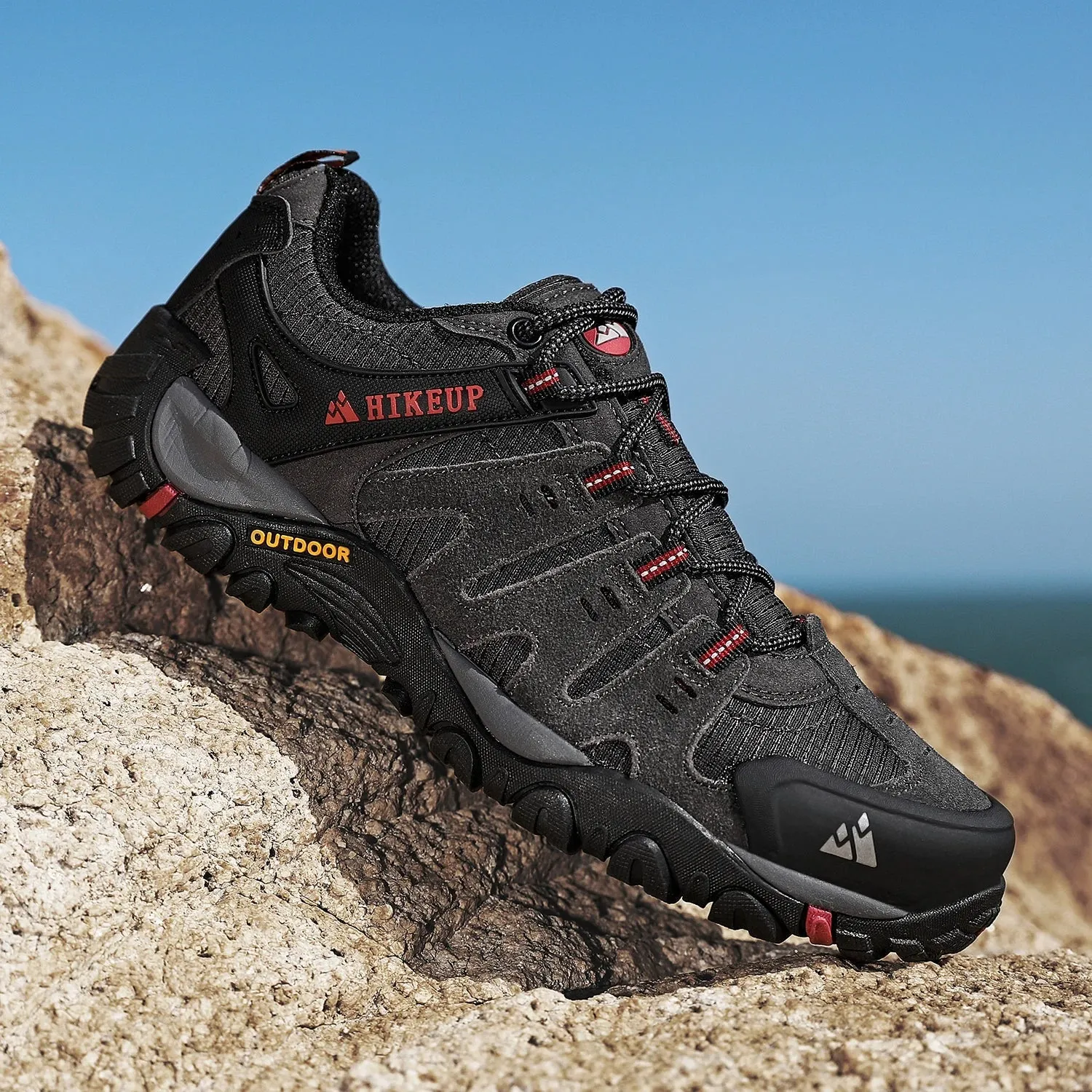 GS Hike 3D | Lage waterafstotende bergschoenen met stevige zool voor heren