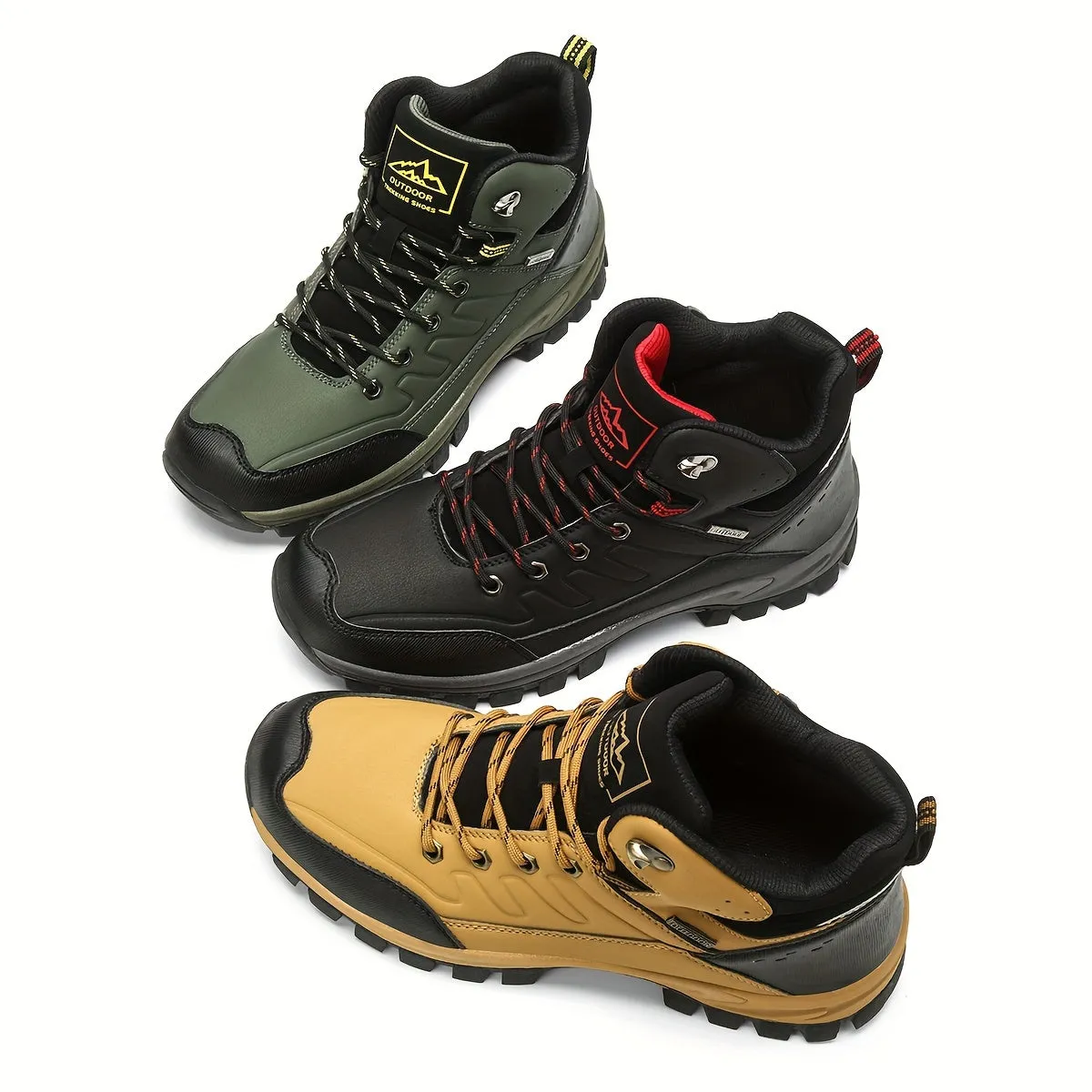 GS Walk Hike | Hoge stevige wandelschoenen met veters voor heren