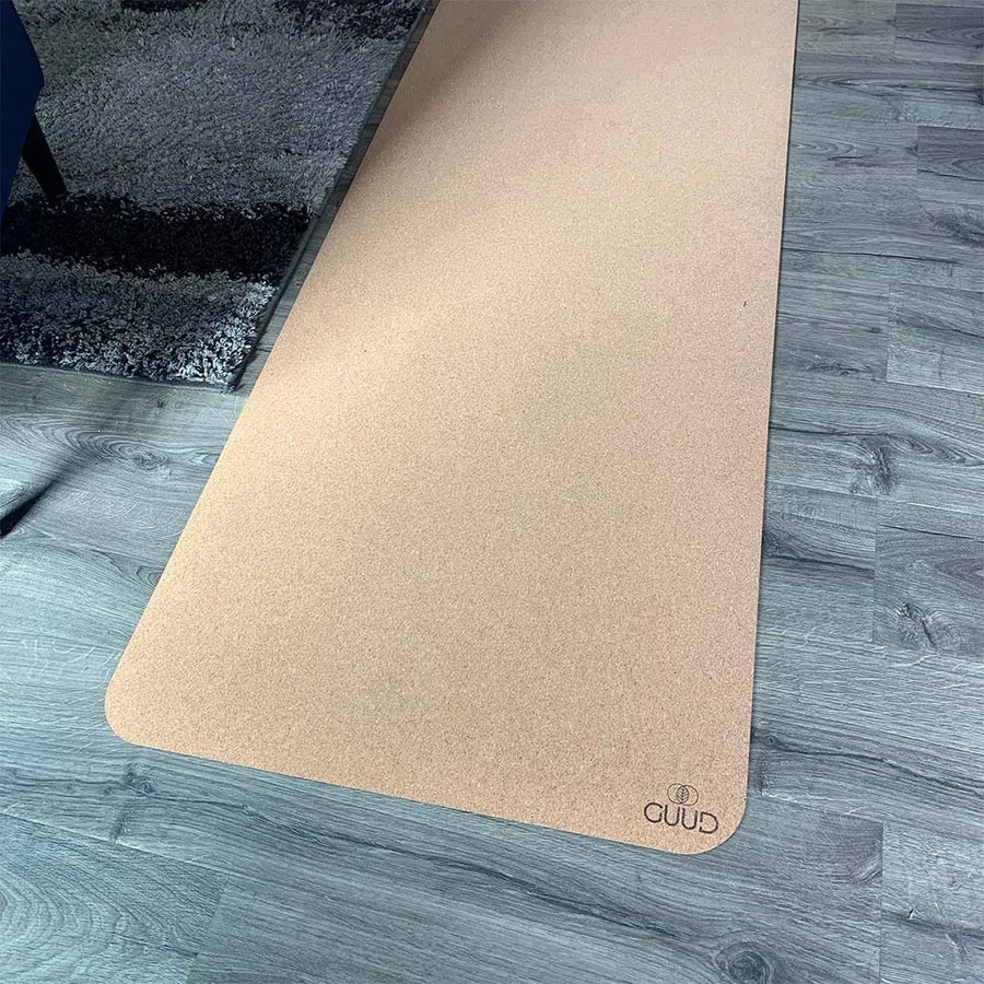 Guud All Natural Cork Yoga Mat, 72"x27"x4mm