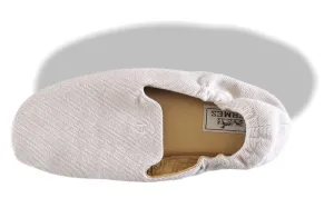 Hermes Natural Women Canvas and Leather Slippers Shoes H Sz39 New!