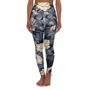 High Waisted Leggings - Arcimboldian Milanese.