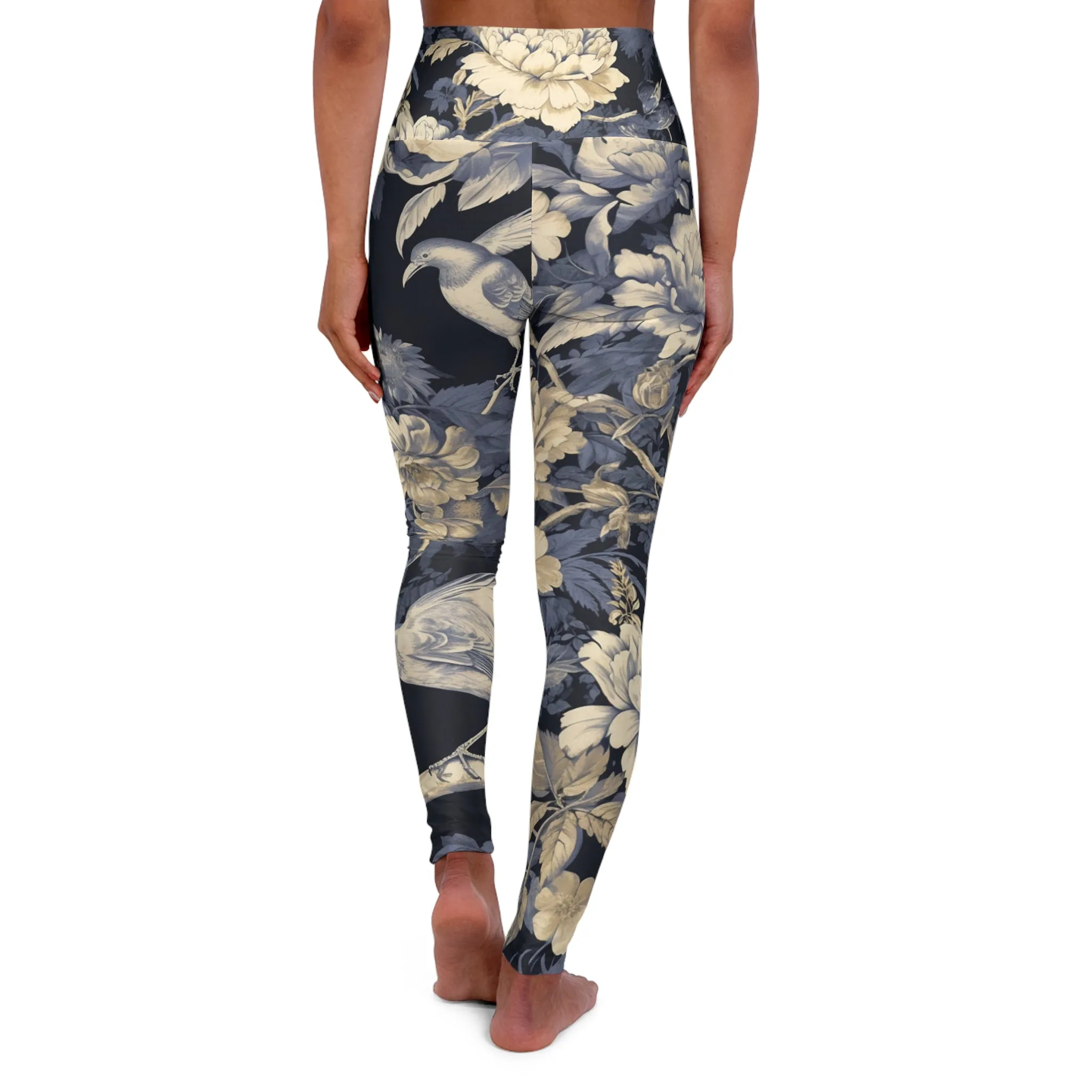 High Waisted Leggings - Arcimboldian Milanese.