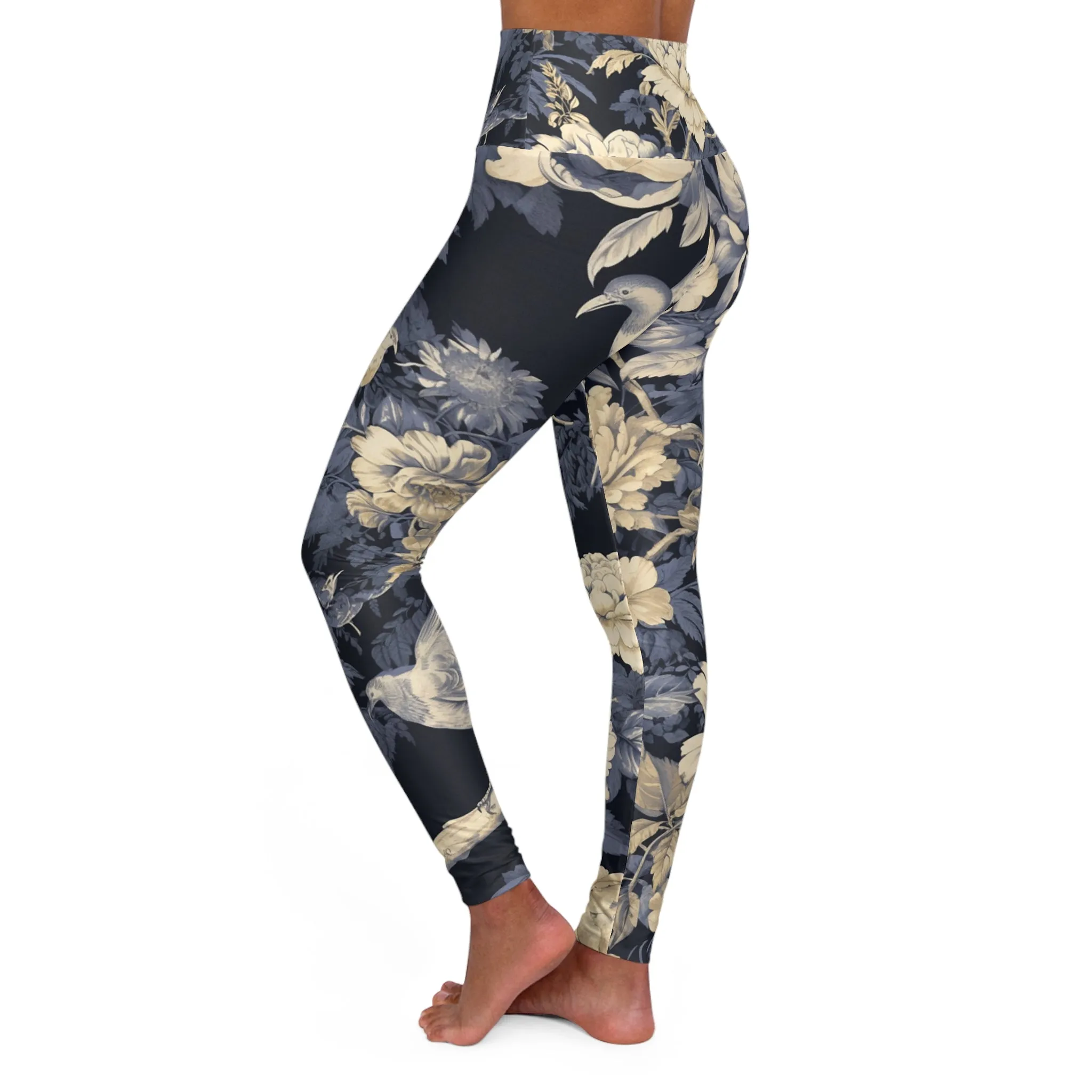 High Waisted Leggings - Arcimboldian Milanese.