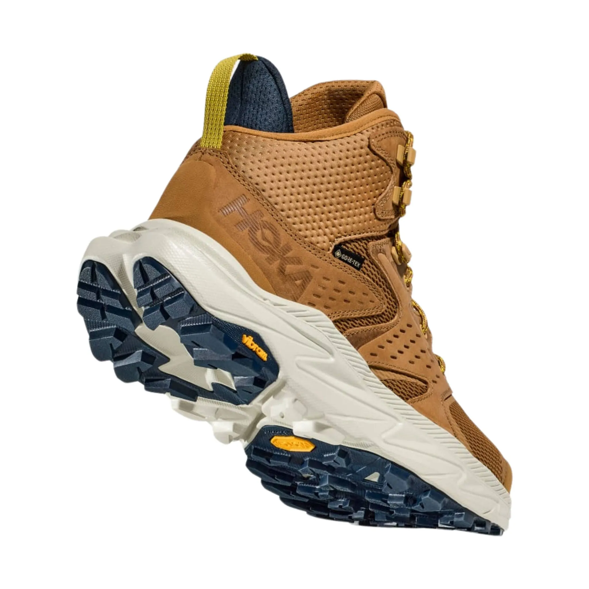 HOKA Men's Anacapa 2 Mid GTX Hiking Shoes - Honey/Celadon Tint