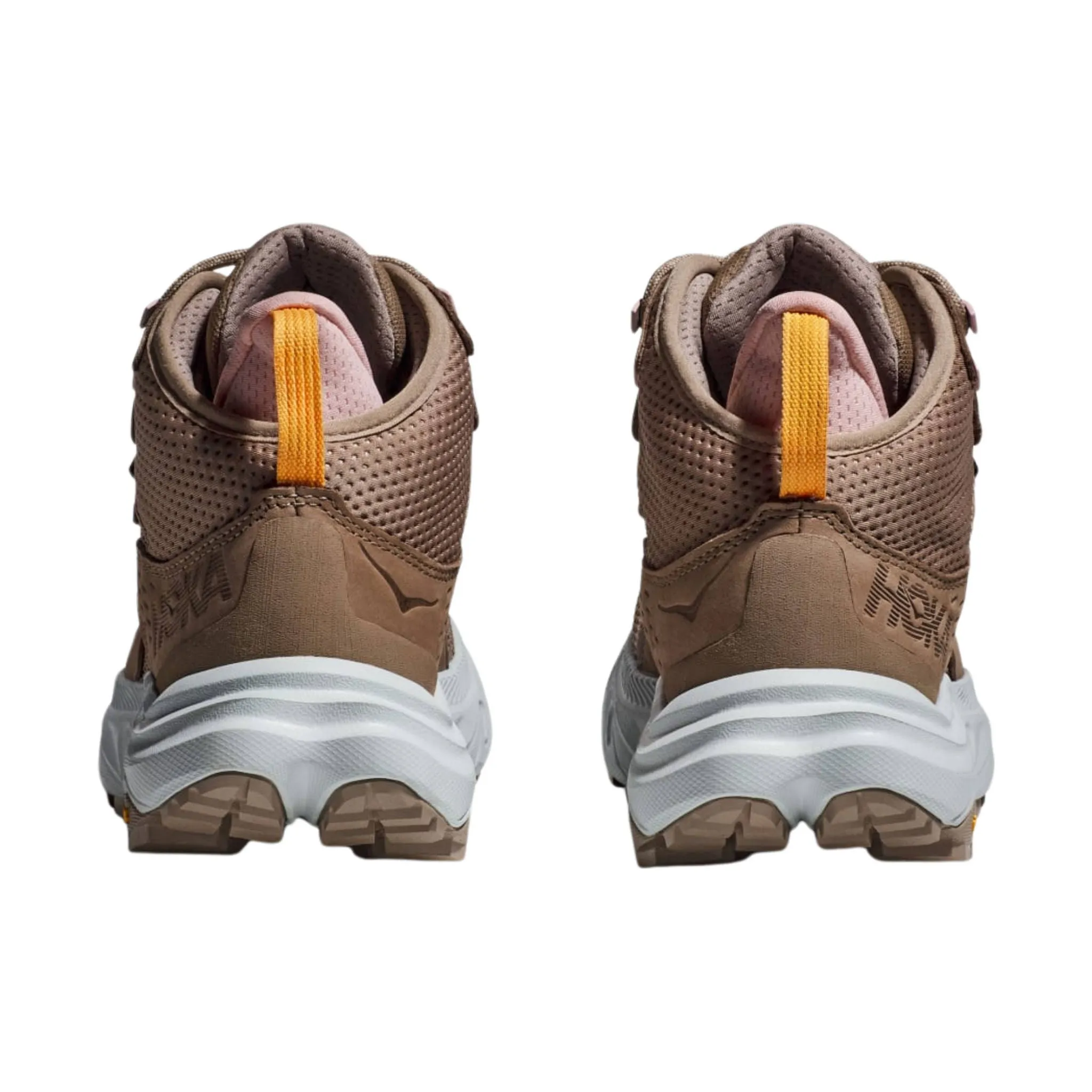 HOKA Women's Anacapa 2 Mid GTX Hiking Shoes - Dune/Ice Flow