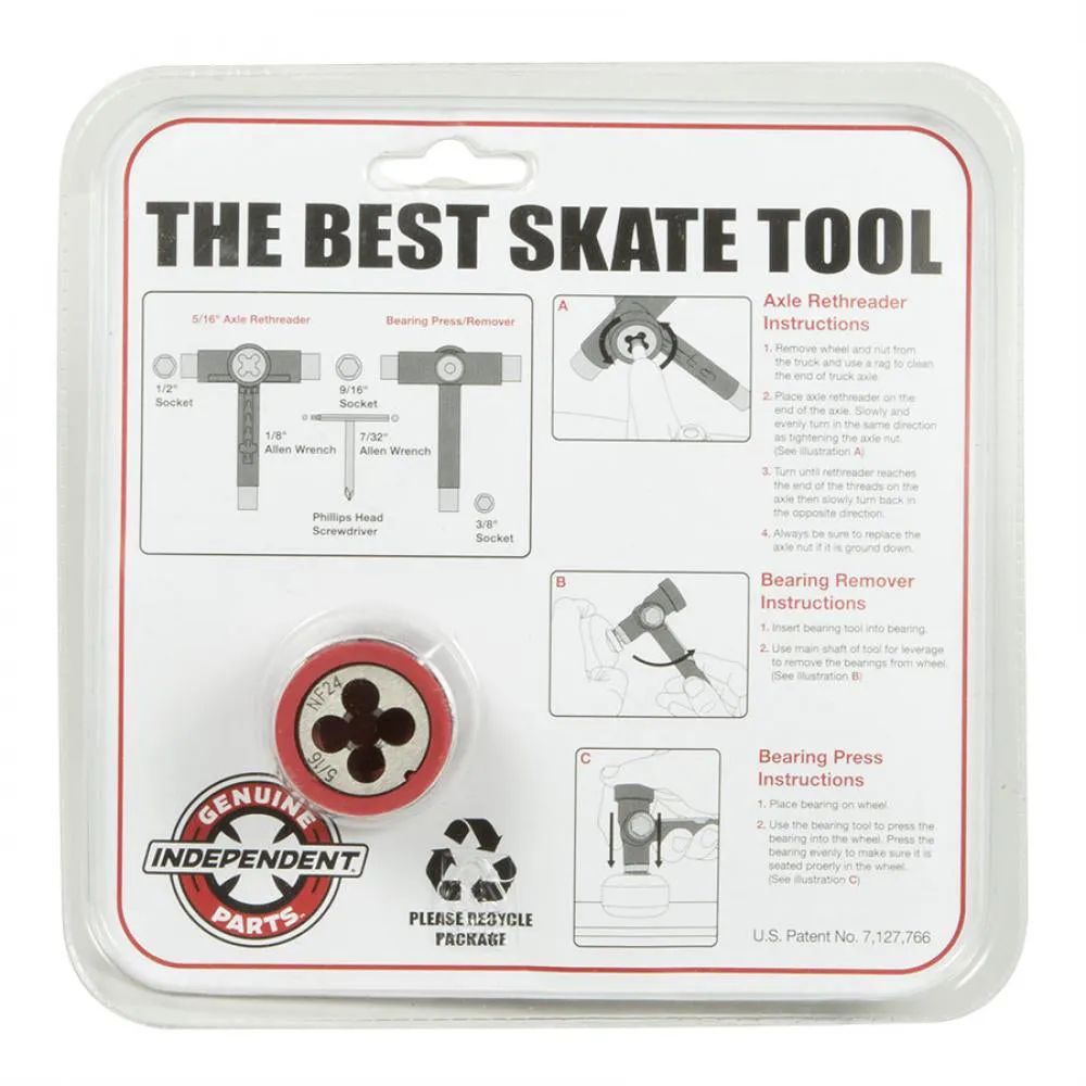 Independent Genuine Parts Best Skate Tool red