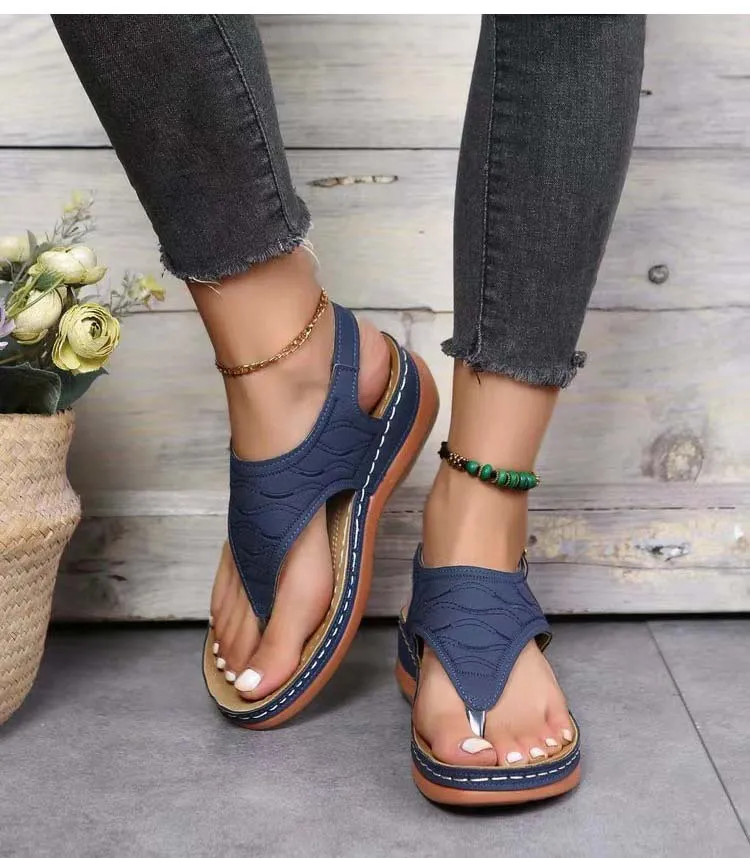 Irene® | Romanza Stylish wedge heel sandals for the summer beach look