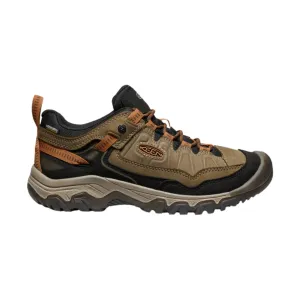 KEEN Men's Targhee IV Waterproof Hiking Shoes - Sea Turtle/Roasted Pecan