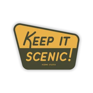 Keep It Scenic Sticker