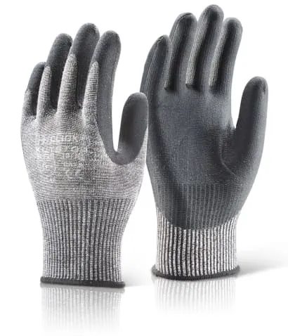 Kutstop Micro Foam Nitrile Cut 5 Safety Handling Glove (Pack Of 10) - Ks5