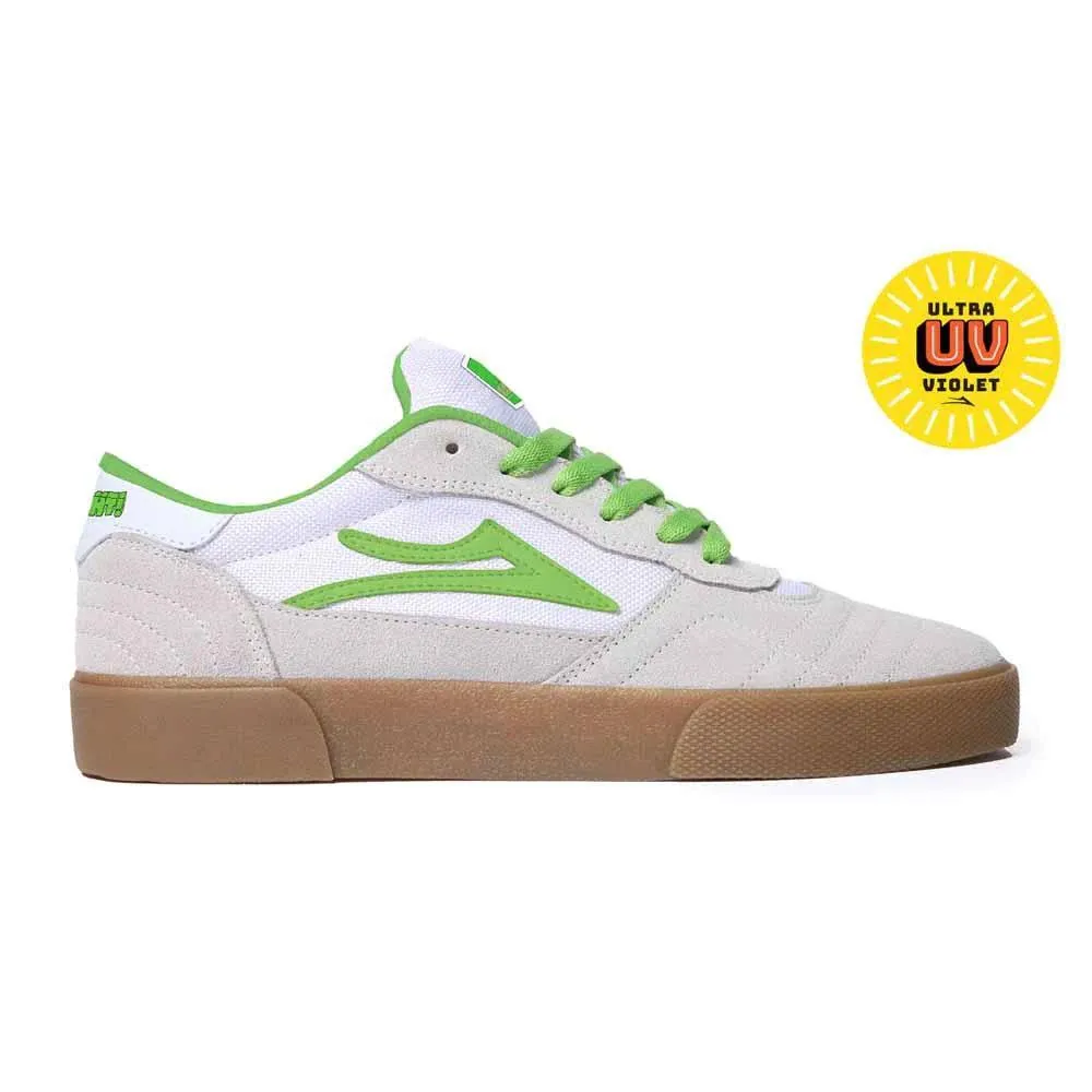 Lakai x Yeah Right Cambridge - White/UV Green Suede