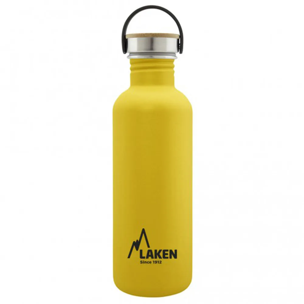Laken Basic Steel Bottle with Bamboo S/S Cap