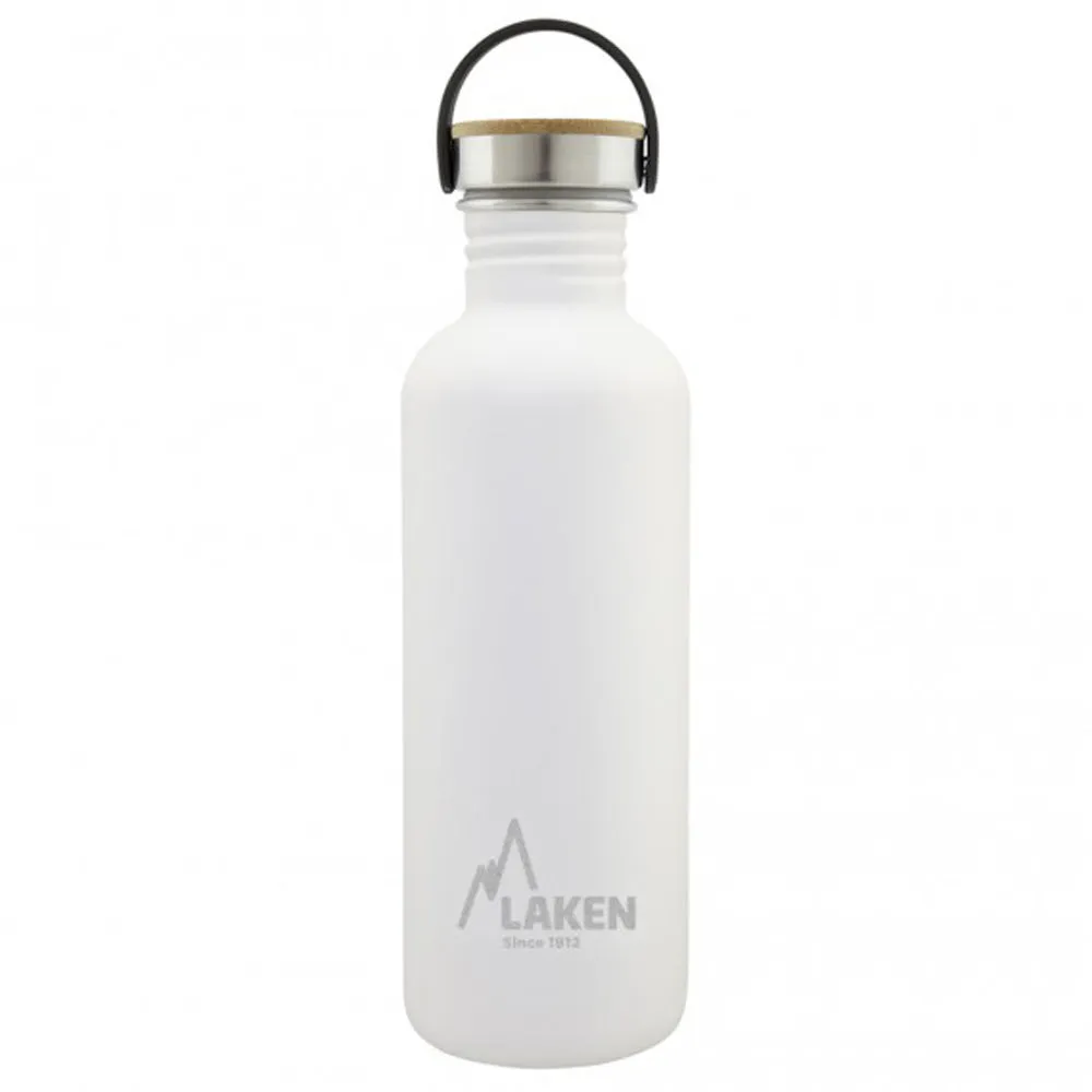 Laken Basic Steel Bottle with Bamboo S/S Cap