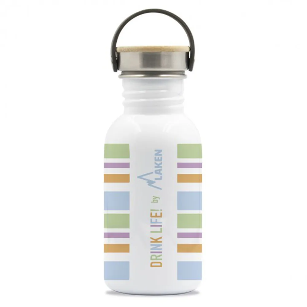 Laken Basic Steel Bottle with Bamboo S/S Cap