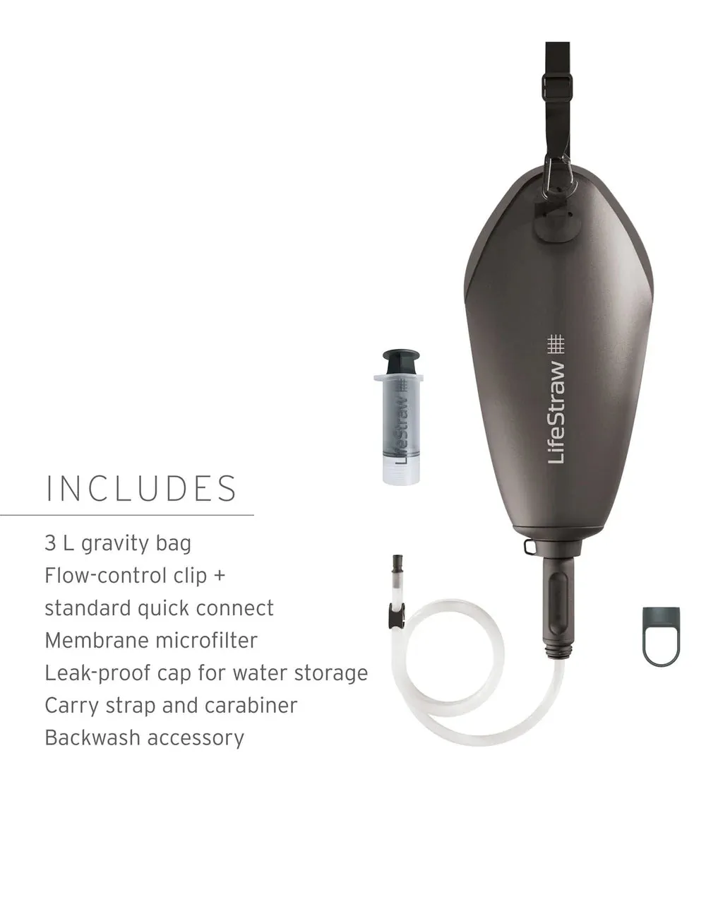 LIFESTRAW PEAK SERIES GRAVITY WATER FILTER SYSTEM - 3 LITRE