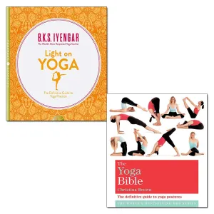 Light on Yoga and The Yoga Bible 2 Books Collection Set - The Definitive Guide to Yoga Practice, Godsfield Bibles