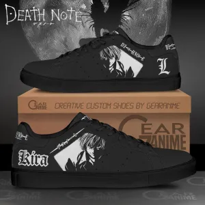 Light Yagami Skate Shoes Dnote Custom Anime Shoes PN11