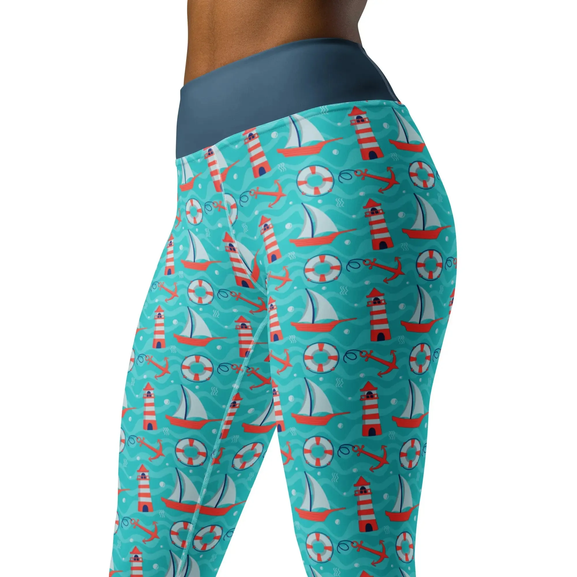 Lighthouse Lookout Yoga Leggings