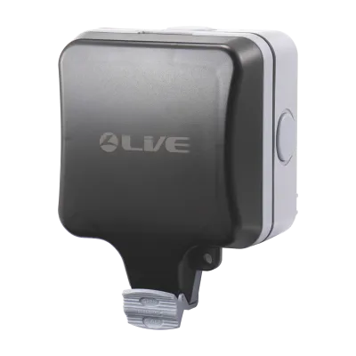 LIVE Electrical WP1G13A Weatherproof IP66 13A 1 Gang Switched Socket